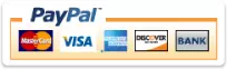Master Card and Visa accepted via Paypal